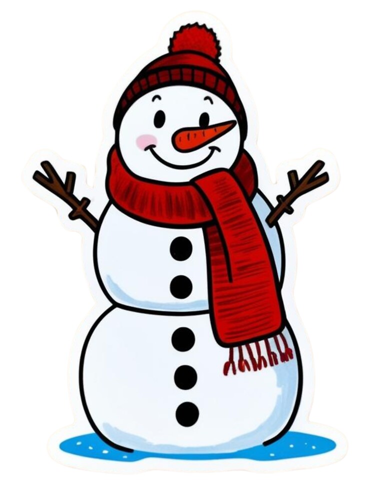 Happy Snowman by ArthieArts