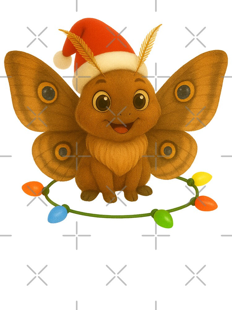 Christmas Polyphemus Moth by Sillytoe