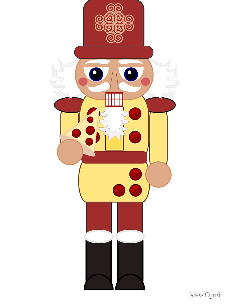Pepperoni Pizza Nutcracker by MetaCynth