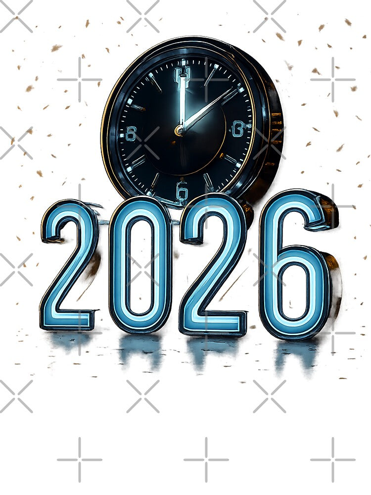 Countdown Clock 2026 – Midnight New Year Futuristic Design by FUIRY