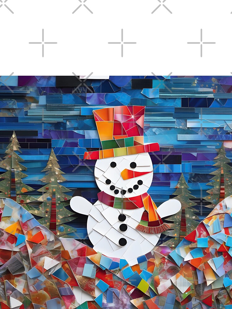 Snowman 05 - Happy Collage Scene by Artekinium