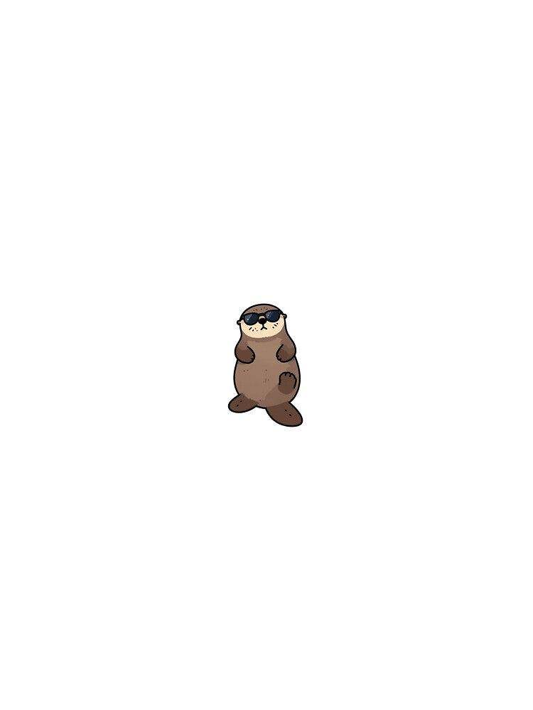 Cool Sea Otter Wearing Sunglasses by SAKTHI2305