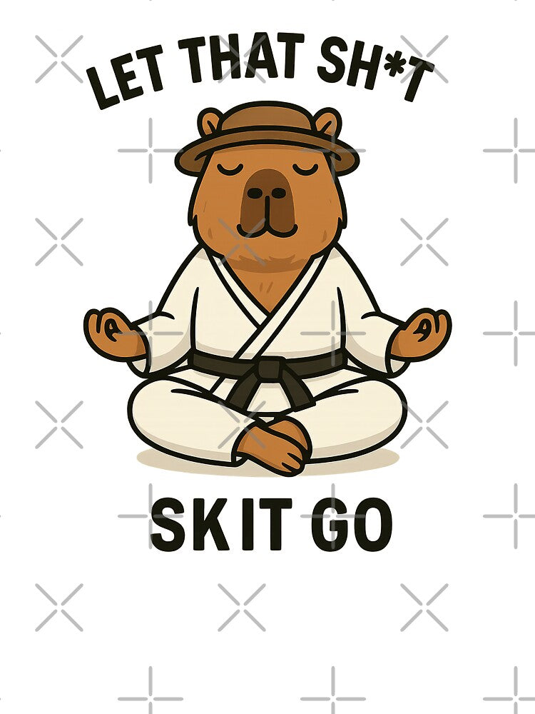 Capybara Karate Zen – Funny Martial Arts Meditation by RetroPop23
