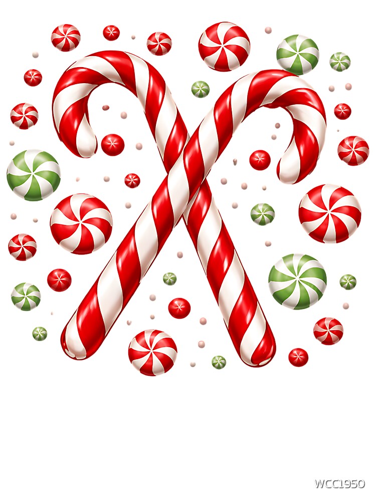 Peppermint Candy Canes by WJ Cozy Creations