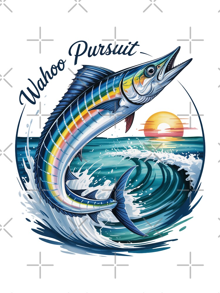 Wahoo Pursuit: Ocean Speed at Dawn by FusiTink