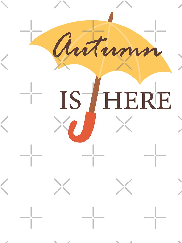 Autumn Is Here Umbrella Illustration by artistcamellia