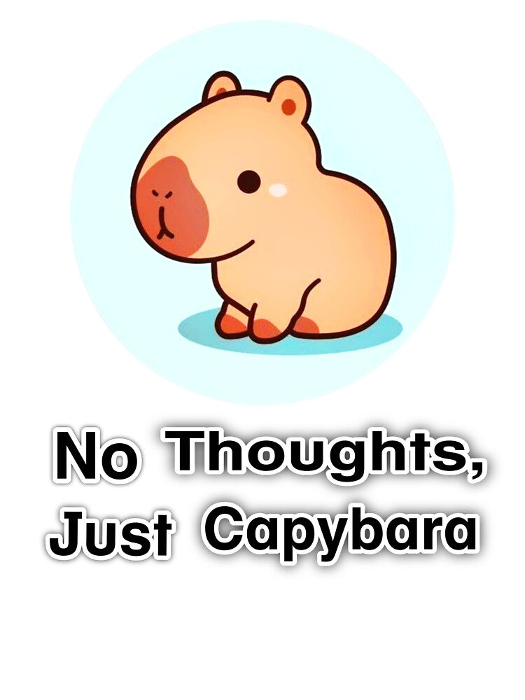 Cute Kawaii Capybara Design by StyleBloomes