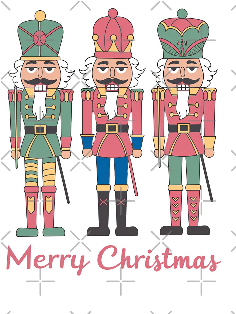 Nutcracker Soldiers Merry Christmas by Charlietule