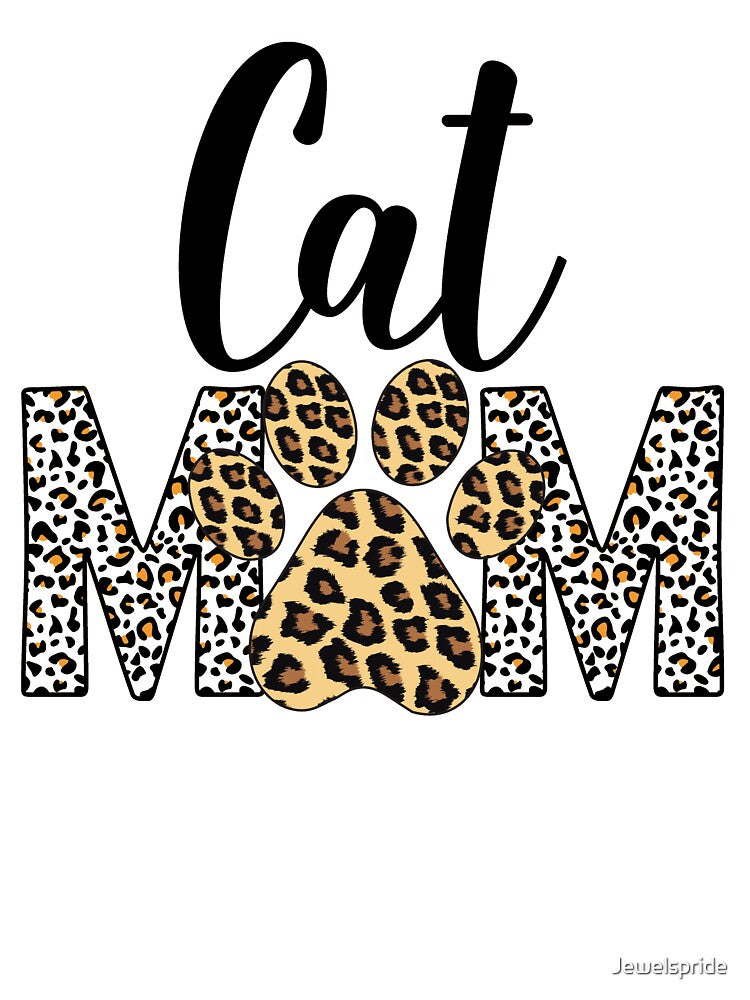Leopard Print Cat Mom by Jewelspride