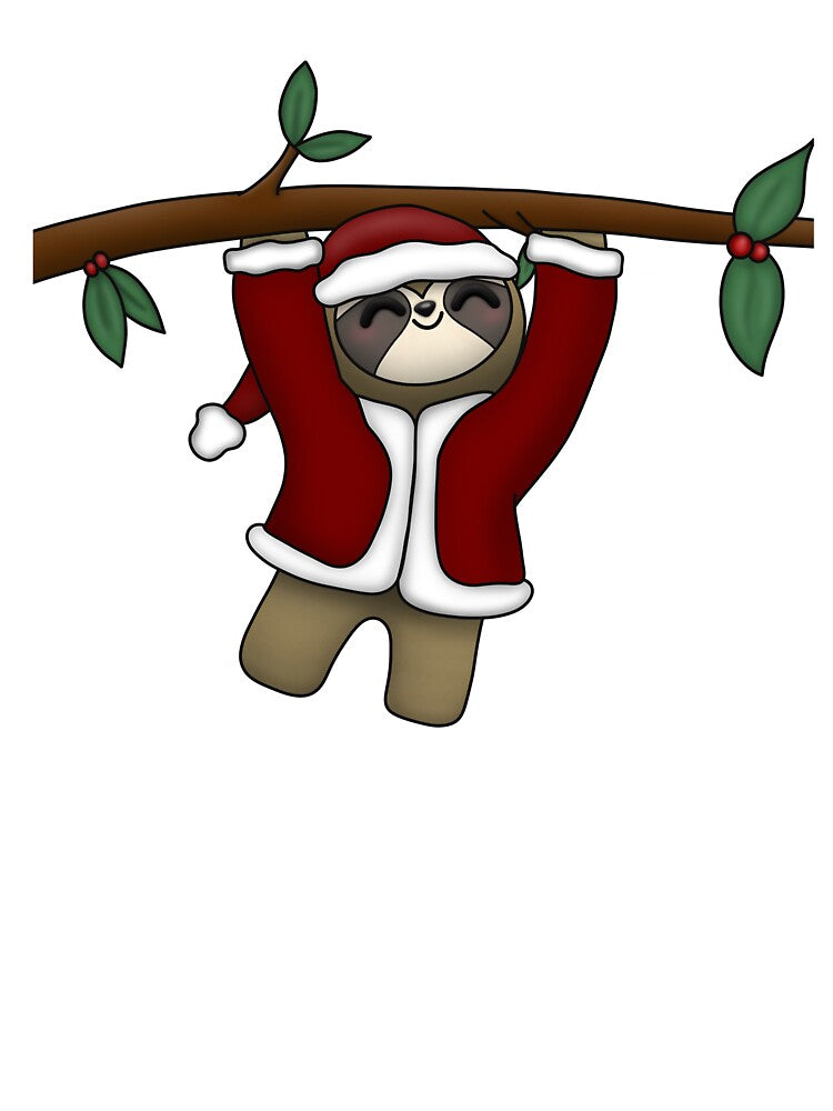 Christmas Sloth by sadfrogcreates