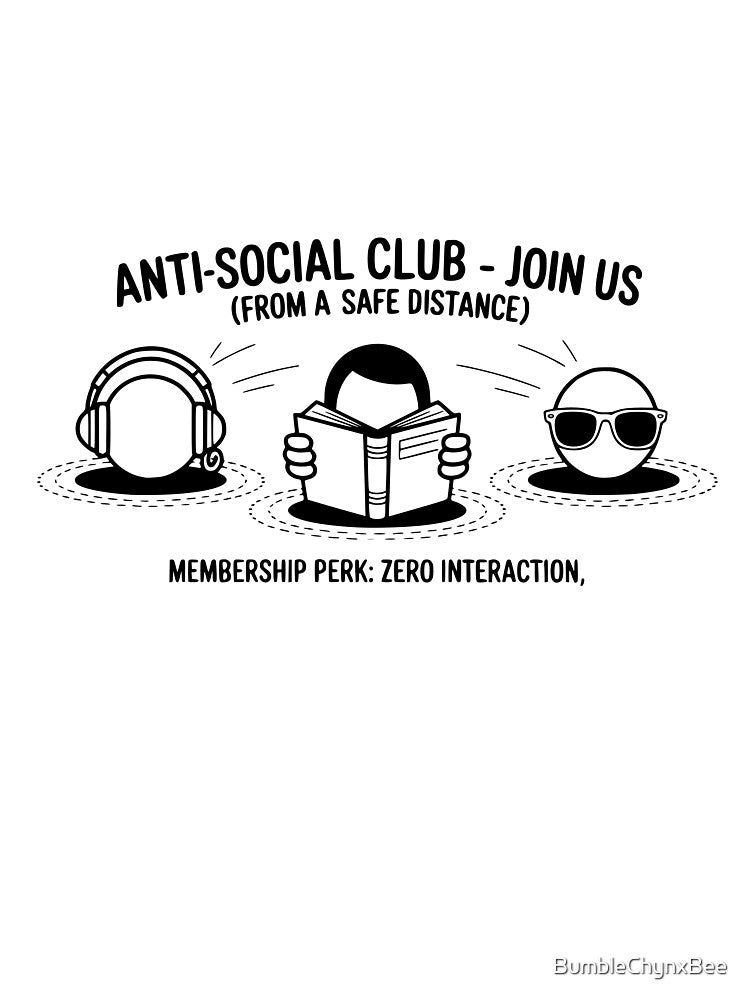 Anti-Social Club by BumbleChynxBee