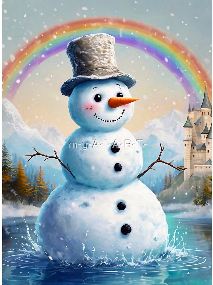 Melting Snowman by m-y-A-I-A-R-T-