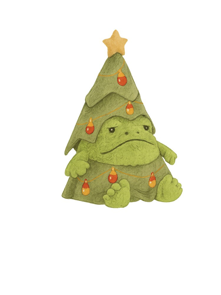 Christmas Tree Ricky Rain Frog by DecalRush