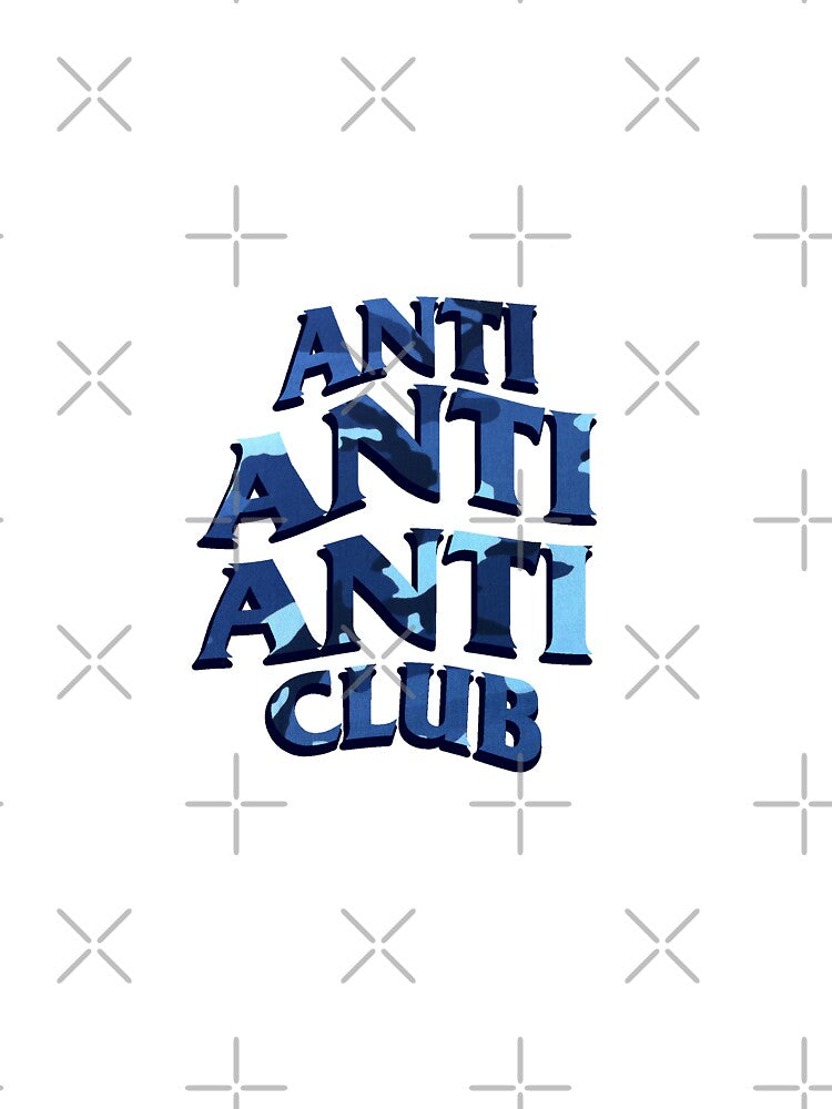 ANTI ANTI ANTI CLUB - Blue Camo by NewMerchandise