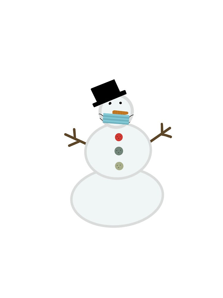 Snowman with mask by emtursch12