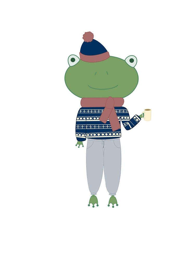 Festive Frog by delscheezballz