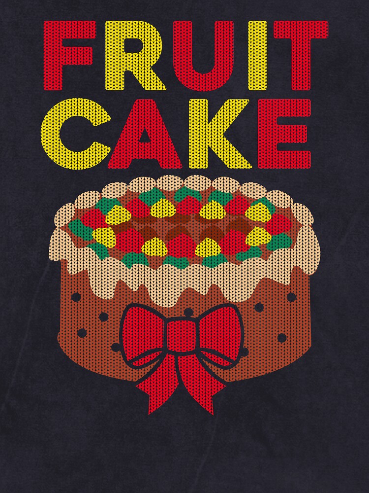 Fruit Cake Ugly Christmas Sweater by sabertronics