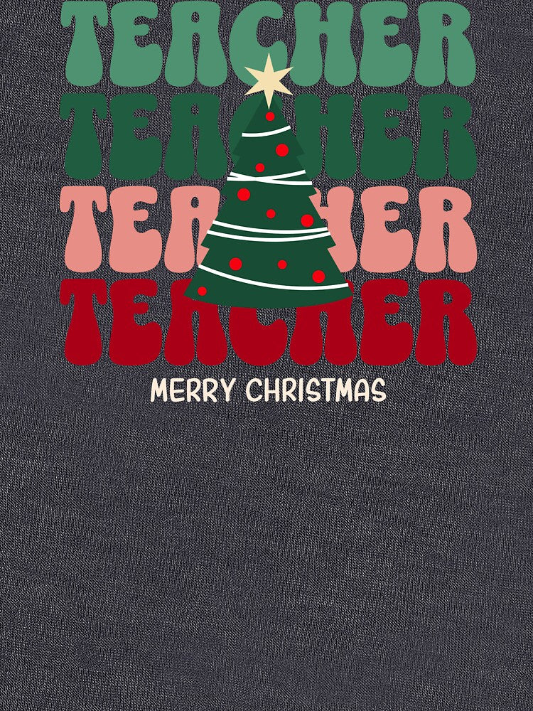 Teacher, Merry Christmas, Christmas Tree by kowendesigns