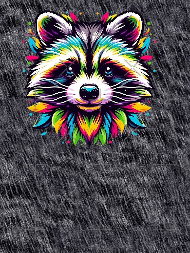 Animal Raccoon Lover - Colorful Raccoon by Creative.Shop