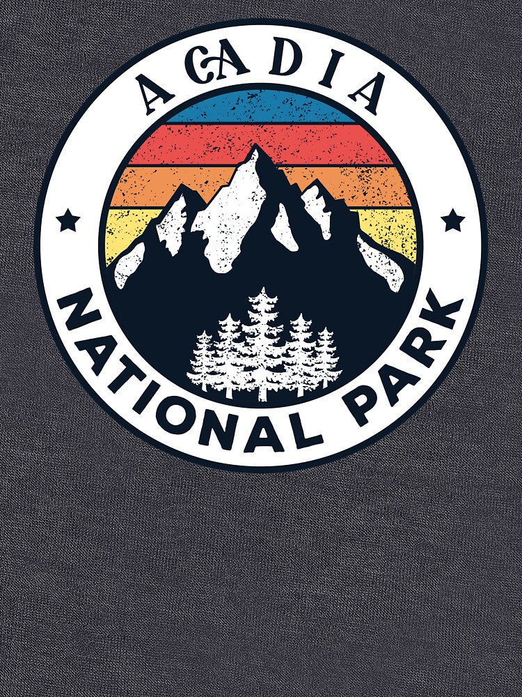 Acadia National Park-Vintage by Road-tees