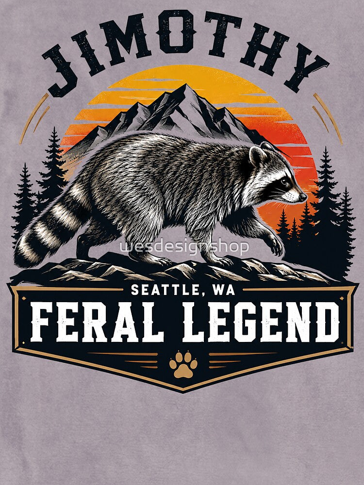 Jimothy Raccoon Funny Animal Meme by wesdesignshop