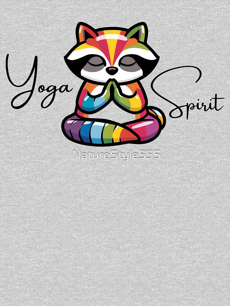 Zen Raccoon Yoga Spirit by NatureStyle555