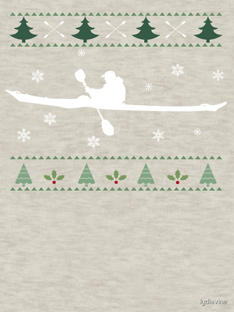Christmas Ugly kayak by lydiavine