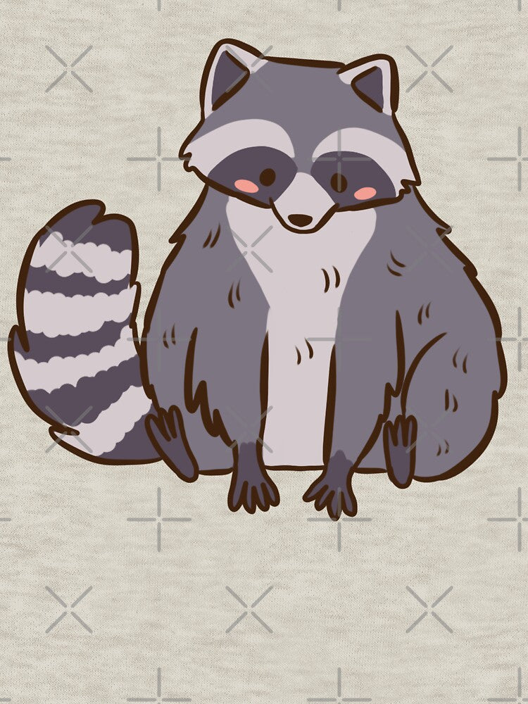 Cute raccoon illustration by Yarafantasyart