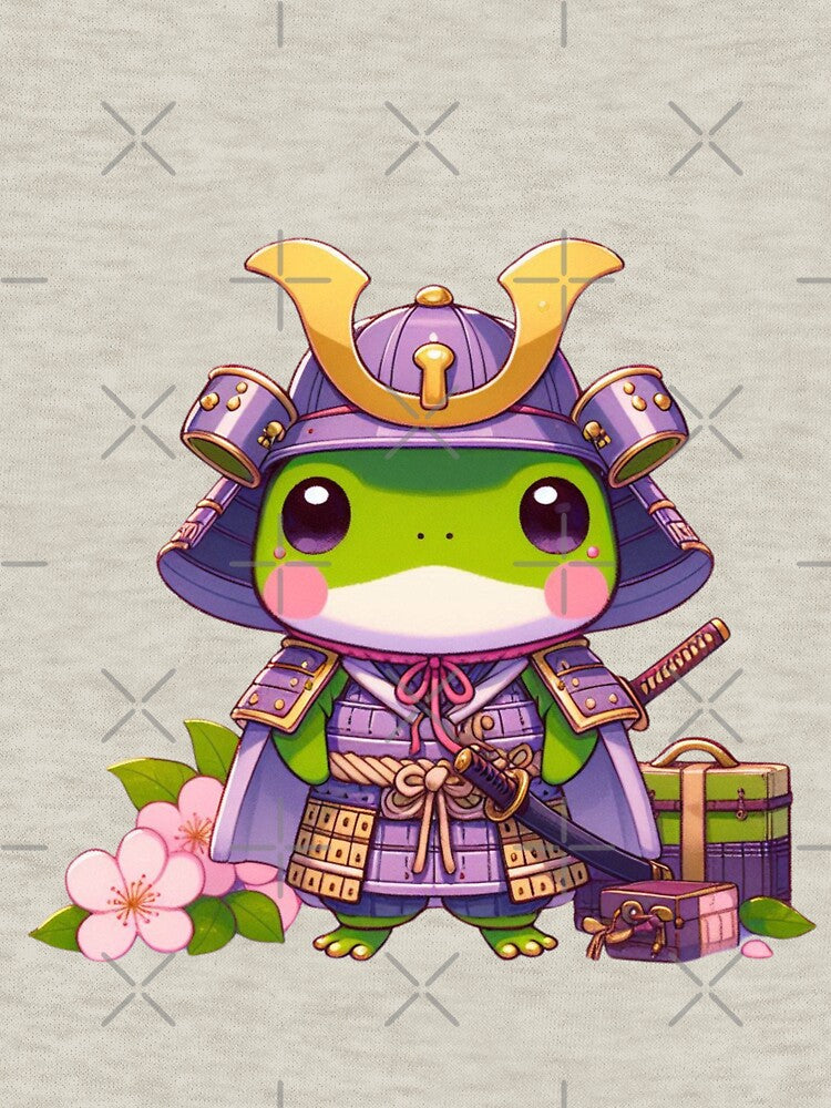 Kawaii Frog Samurai by NerdiPop