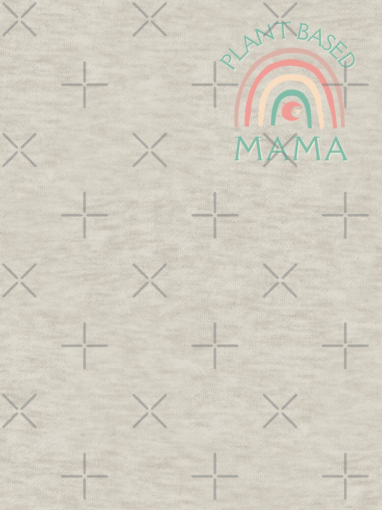 Plant Based Mama Retro Rainbow by Happy Horizons Studio