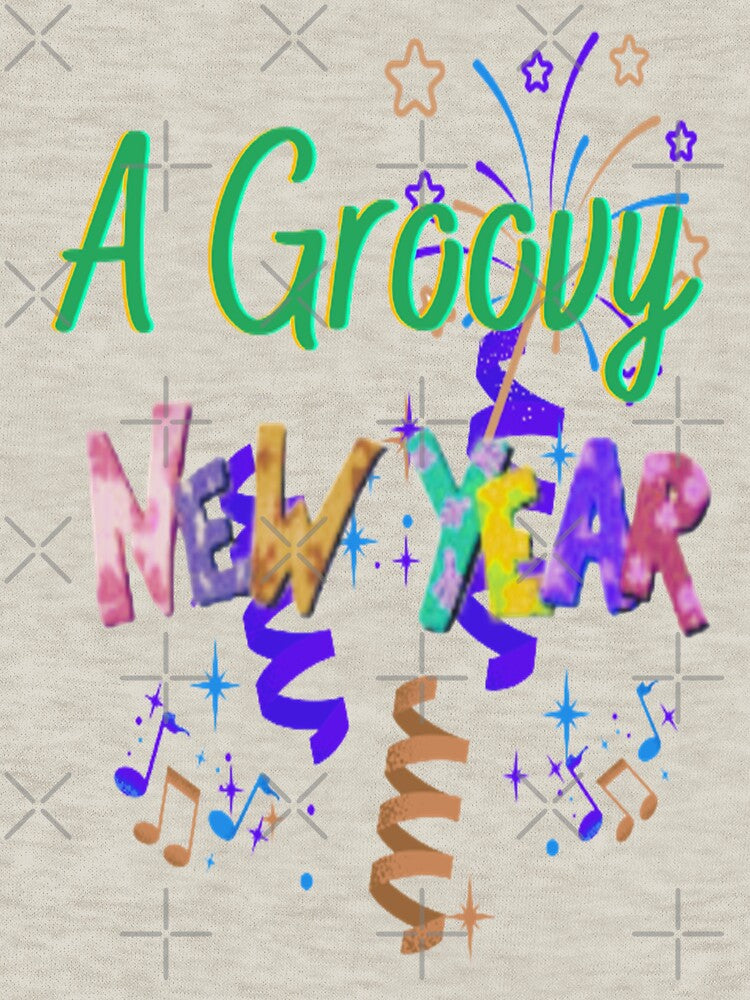 A Groovy New Year Lettering Design, 3, Howdy New Year, New Years Celebration, New Years Eve Countdown by Adri Barnard