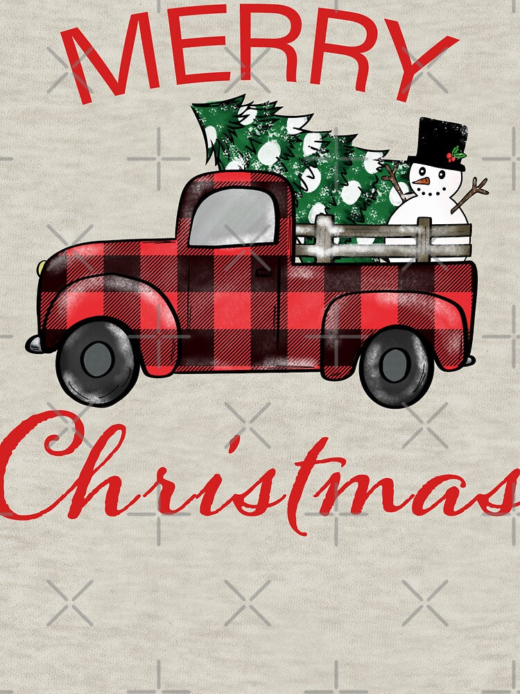 plaid christmas truck by JavierShih