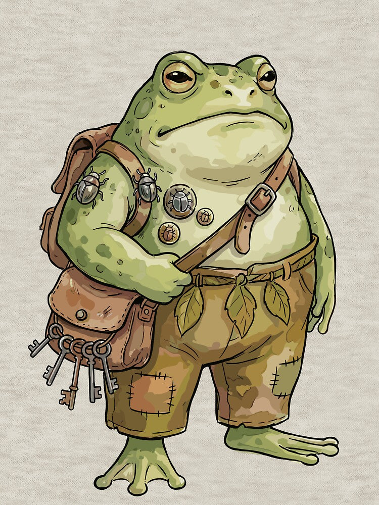Goblincore Aesthetic: Mud-Patch Toad Scavenger by bapupa