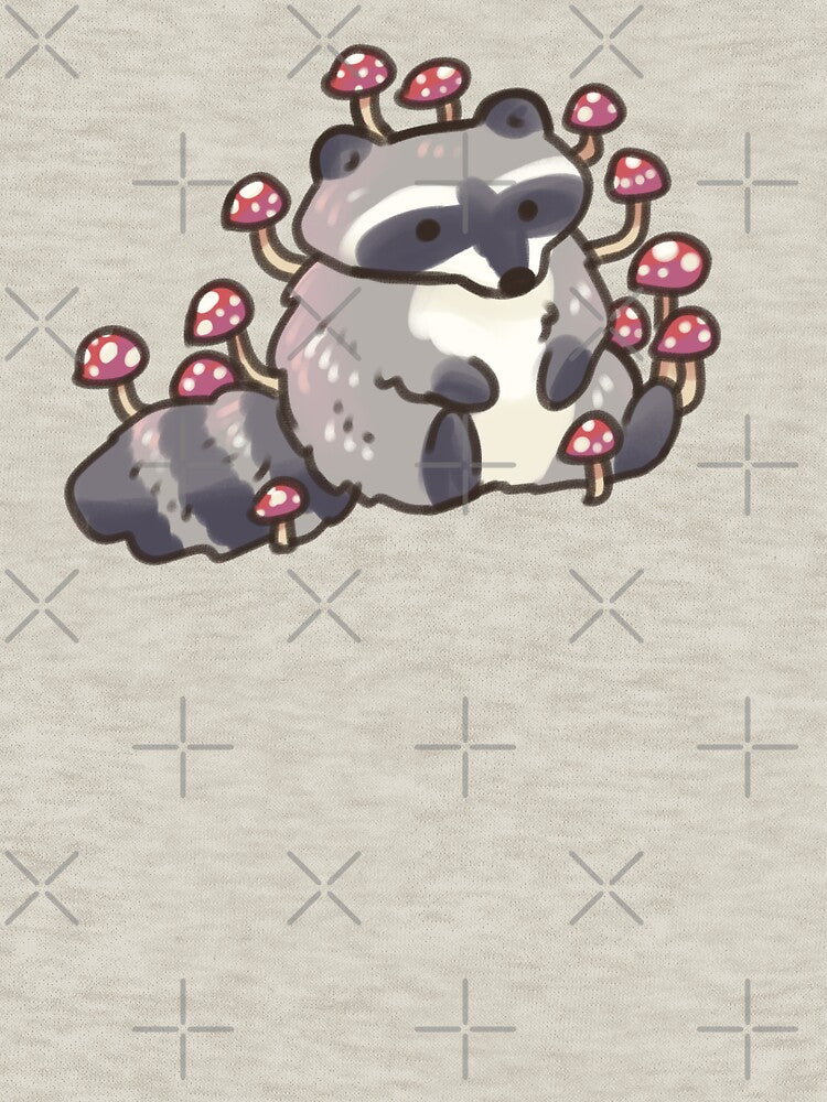 Mushrooms Raccoon by Artofmayara