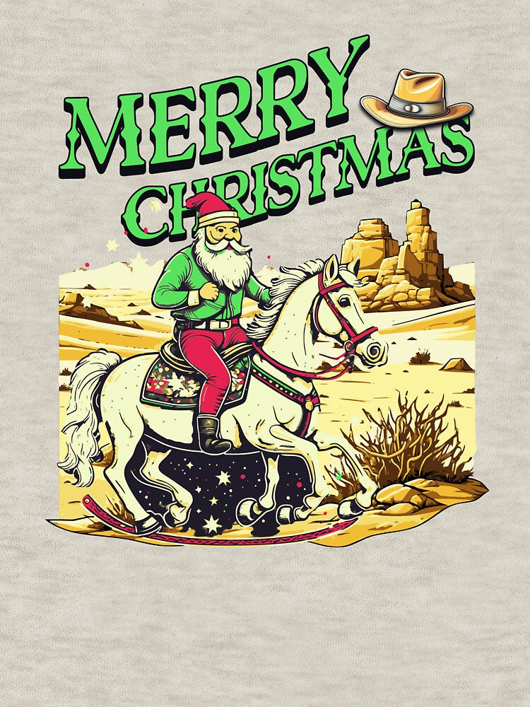 Christmas Santa in Western Desert by Athenaabby
