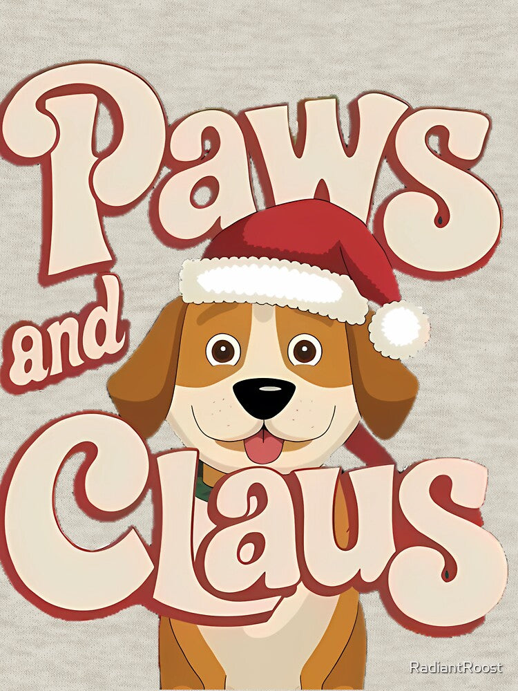 Christmas Dog/Paws and Claus/Holiday Dog by RadiantRoost