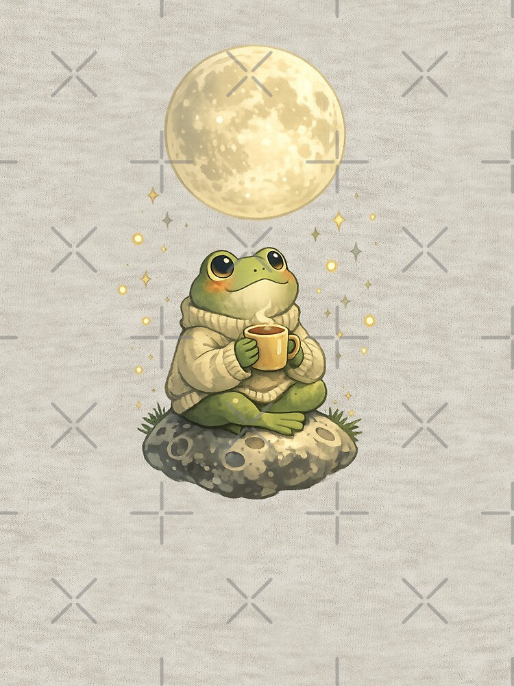 Just vibing frog with coffee by Ora-kuro