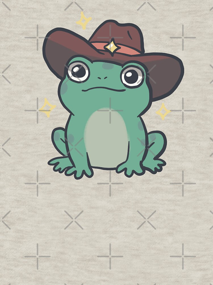 Cowboy frog art by Artofmayara