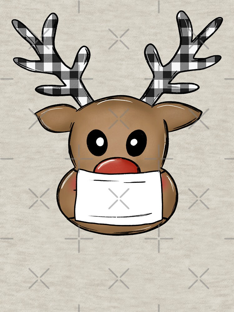 Christmas reindeer rudolph  mask by JavierShih