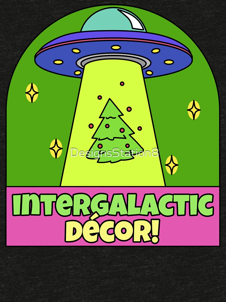 Christmas UFO Shirt | Alien Christmas | Christmas Gift T-Shirt by DesignsStation8