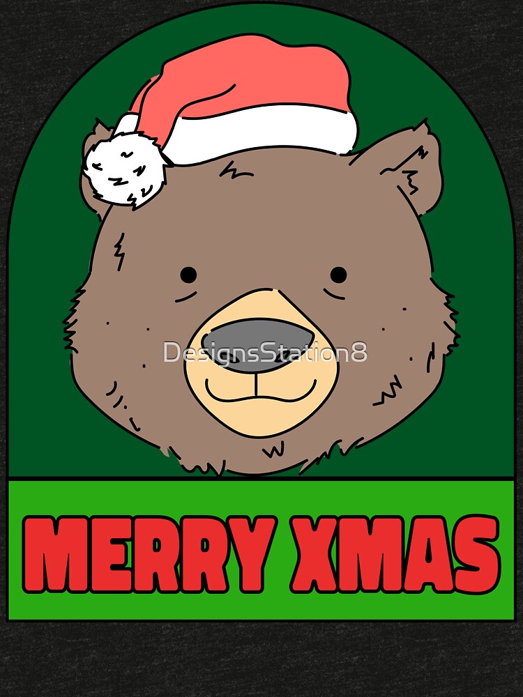 Christmas Bear Shirt | Merry And Bright Shirt | Matching Christmas Shirt | Couple Christmas Shirts | Christmas Gift T-Shirt by DesignsStation8