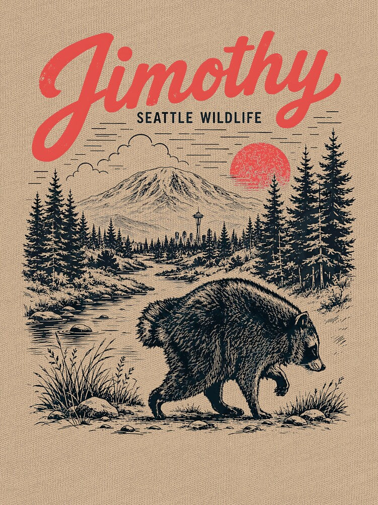 Jimothy Raccoon - Seattle Raccoon - Jimothy Seattle Wildlife by KravinaPhol