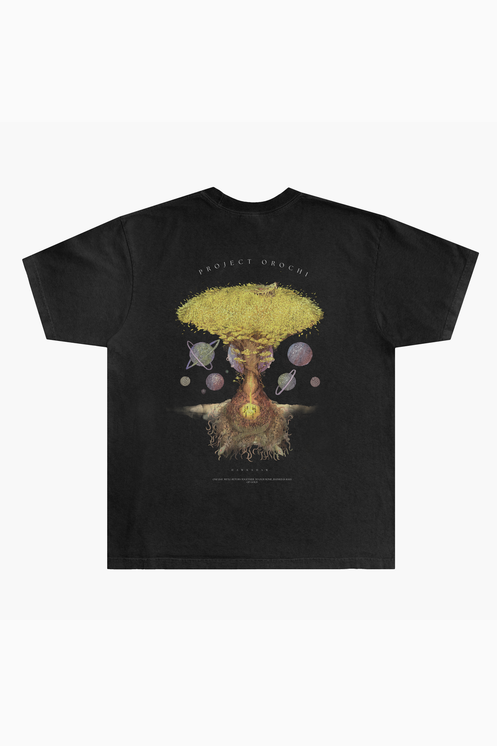 Rays of Gold Tee - Black