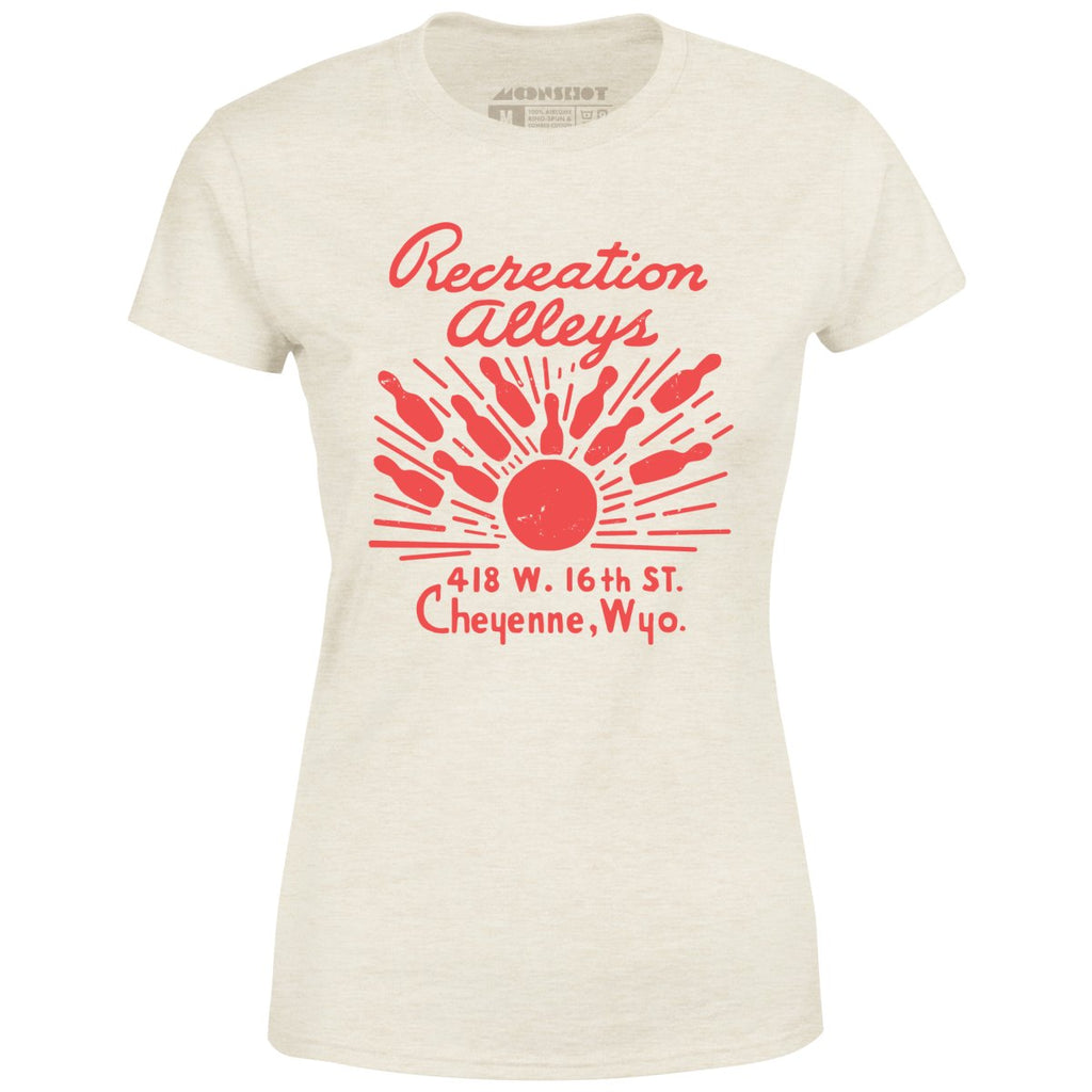 Recreation Alleys - Cheyenne, WY - Vintage Bowling Alley - Women's