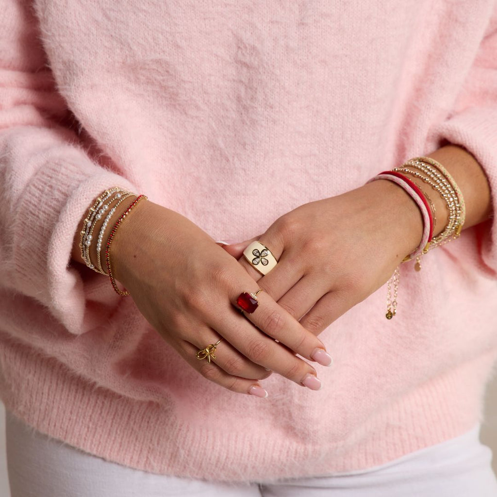 Red Marie Statement Ring