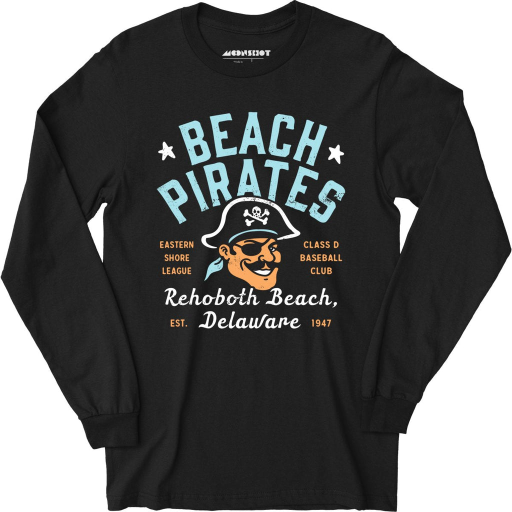 Rehoboth Beach Pirates - Delaware - Vintage Defunct Baseball Teams - Long Sleeve