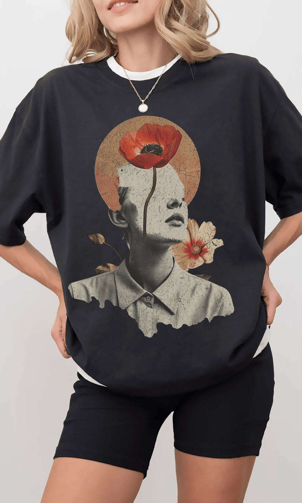 Retro Collage Graphic Tee
