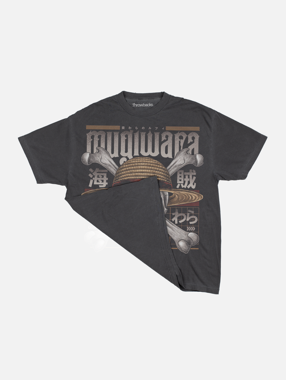 Mugiwara Skull Crossbones Anime Streetwear Tee