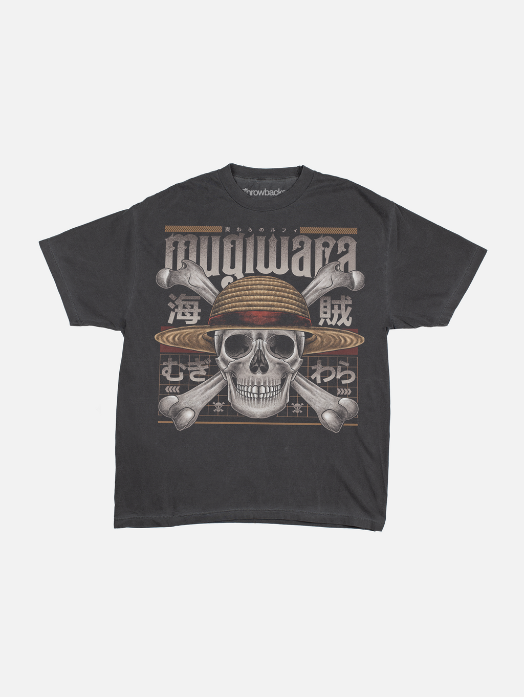 Mugiwara Skull Crossbones Anime Streetwear Tee