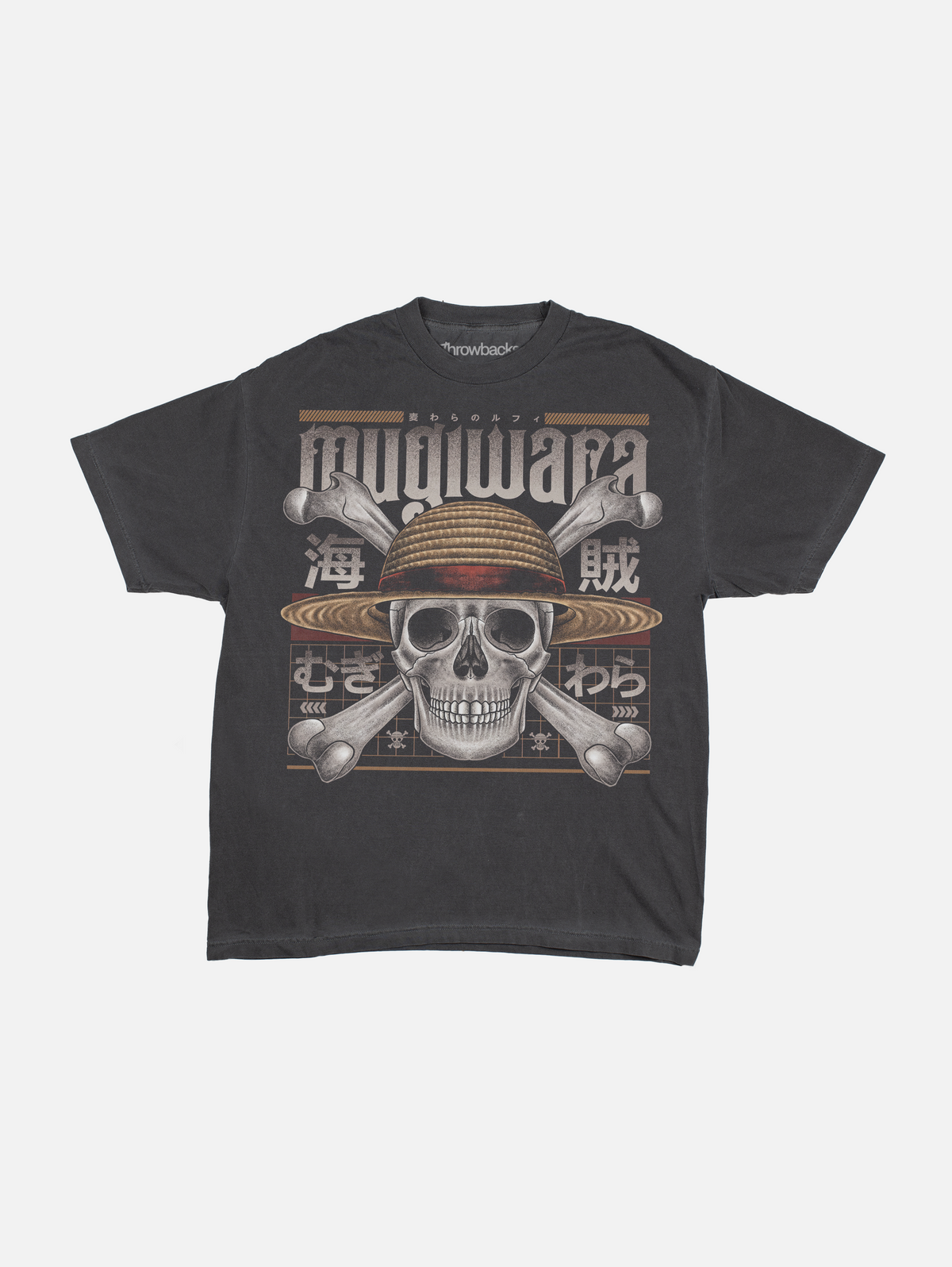 Mugiwara Skull Crossbones Anime Streetwear Tee